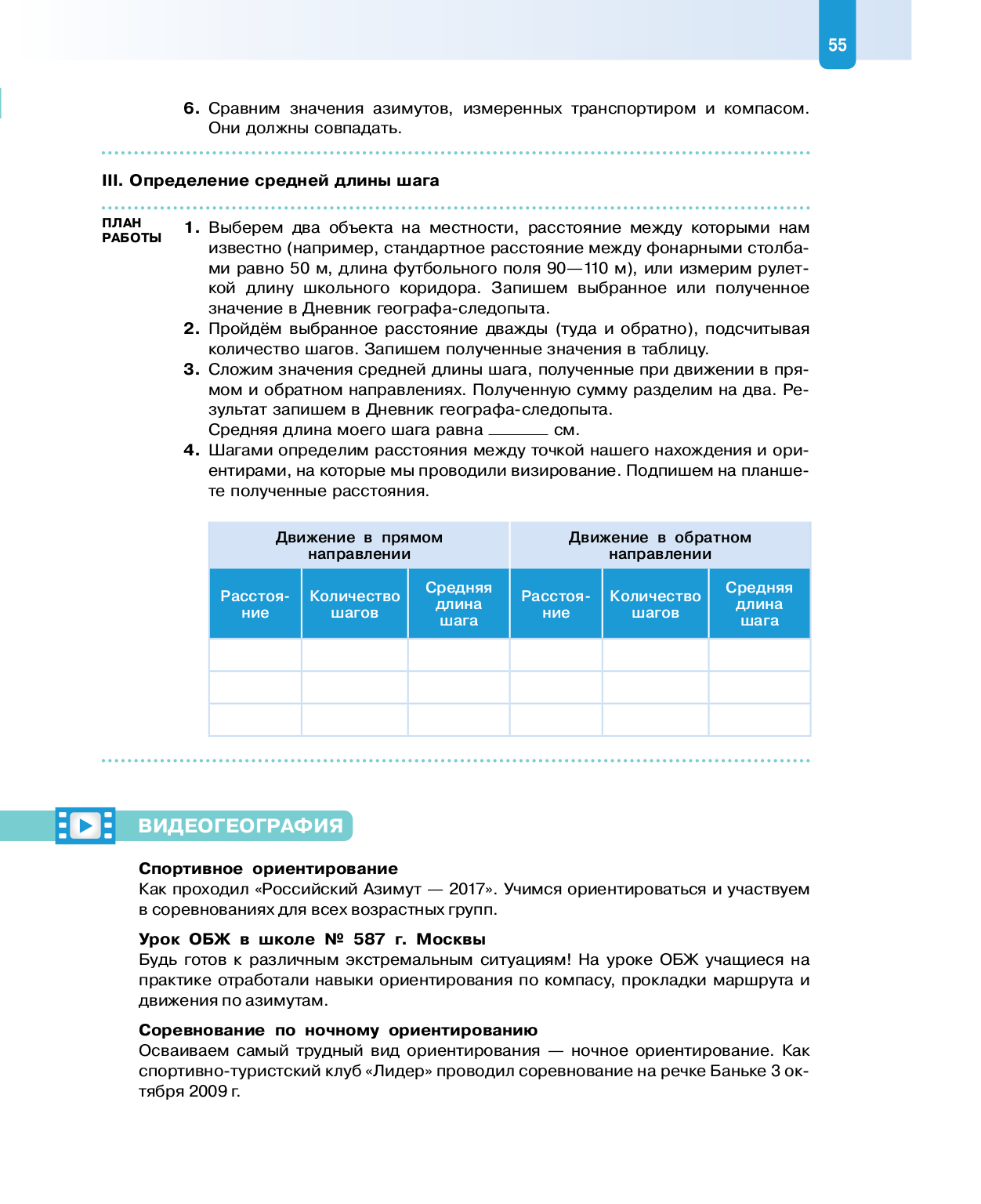 10. Ориентирование на местности